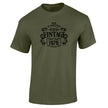 Vintage 1976 Aged to Perfection 50th birthday t-shirt in military green