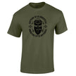 Hitting 50 is Essential 50th birthday t-shirt in military green