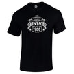 Vintage 1966 Aged to Perfection 60th birthday t-shirt in black