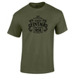 Vintage 1956 Aged to Perfection 70th birthday t-shirt in military green