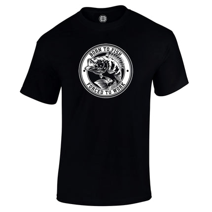 Born to Fish carp fishing t-shirt in black