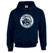 Born to Fish fishing hoodie in french navy