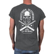 Loyal to the Grave skull t-shirt in charcoal