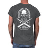 Loyal to the Grave skull t-shirt in charcoal