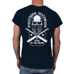 Loyal to the Grave skull t-shirt in navy