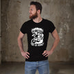 Man in the black Go Fast or Go Home mountain bike t-shirt with hands on hips