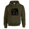 No Road No Problem off road 4x4 hoodie in olive