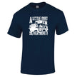 A Little Dirt Never Hurt off road 4x4 t-shirt in navy