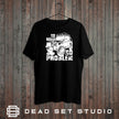 No Road No Problem off road 4x4 t-shirt in black on a rustic wood background