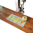 Cocktail Bar gold rubber bar runner mat on a home bar counter